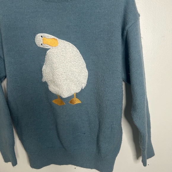 Aelfric Eden Sky Blue Knit Pullover - Picture 4 of 13